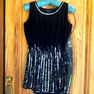 FOR JOSEPH  black mini dress